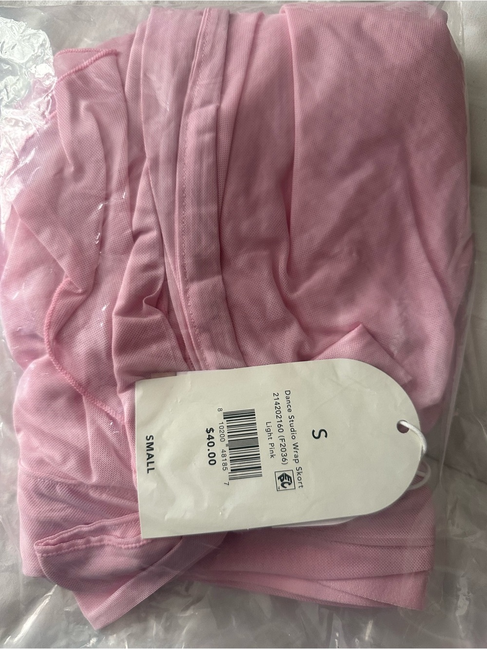 Blogilates - Light Pink Wrap Skort with Ruffle Hem SMALL - Picture 6 of 6
